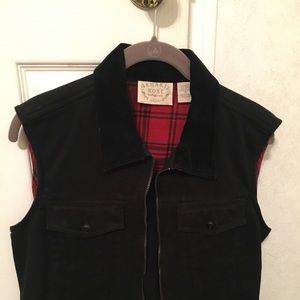 Black Denim Vest